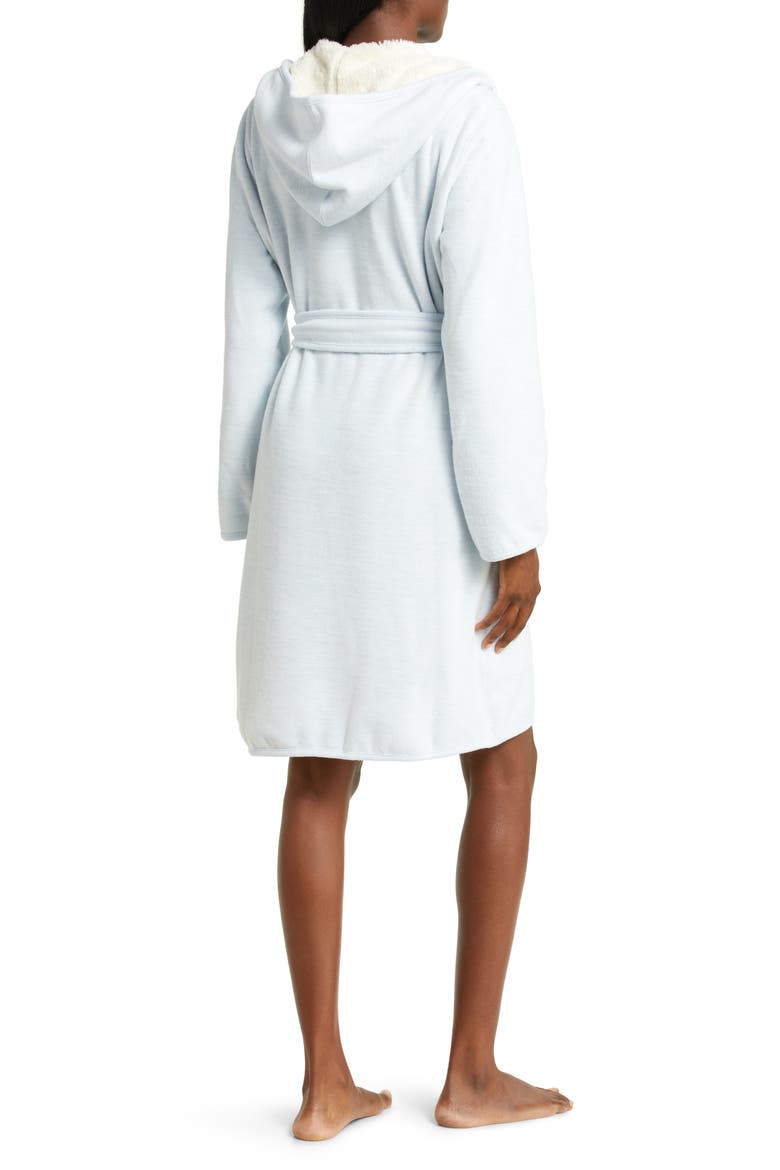 Portola Reversible Hooded Robe, Alternate, color, POOL BLUE HEATHER
