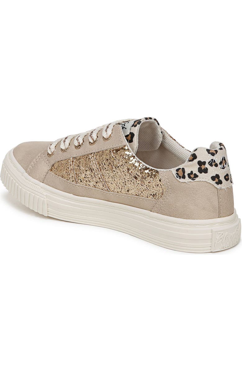 Blowfish Malibu Kids' Amaze Glitter Sneaker, Alternate, color, Gold Multi