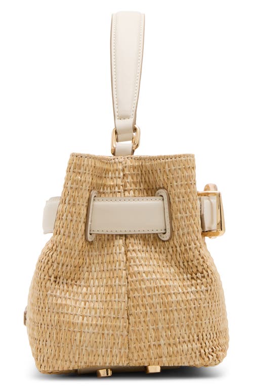 ANNE KLEIN ANNE KLEIN WOVEN STRAP TOP HANDLE SATCHEL 