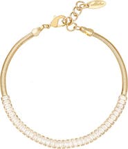 Ettika Baguette Cubic Zirconia Bracelet