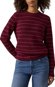 Faherty Northshore Crewneck Organic Cotton & Wool Sweater