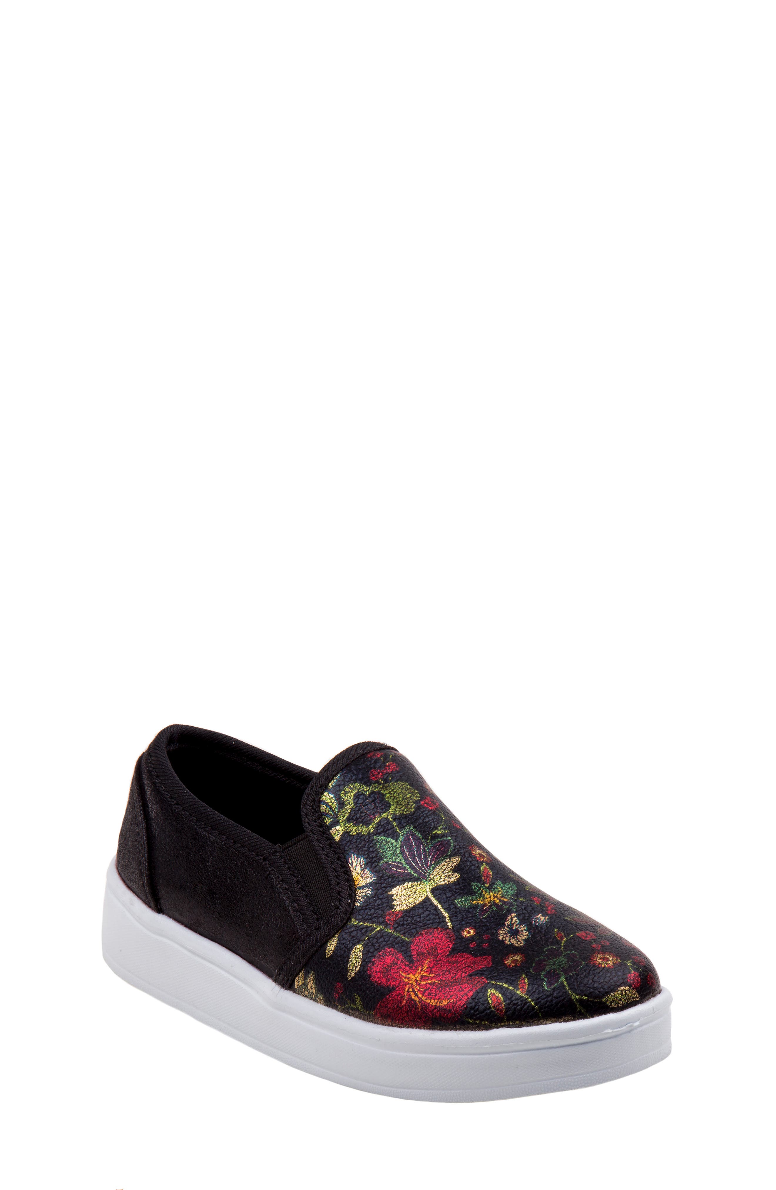 Kensie Girl Floral Slip-On Sneaker, Main, color, 