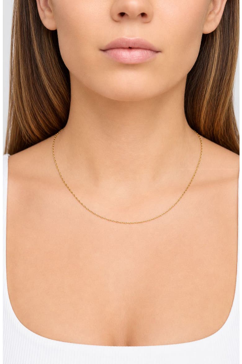 14k Gold Singapore Chain Necklace, Alternate, color, 14KY