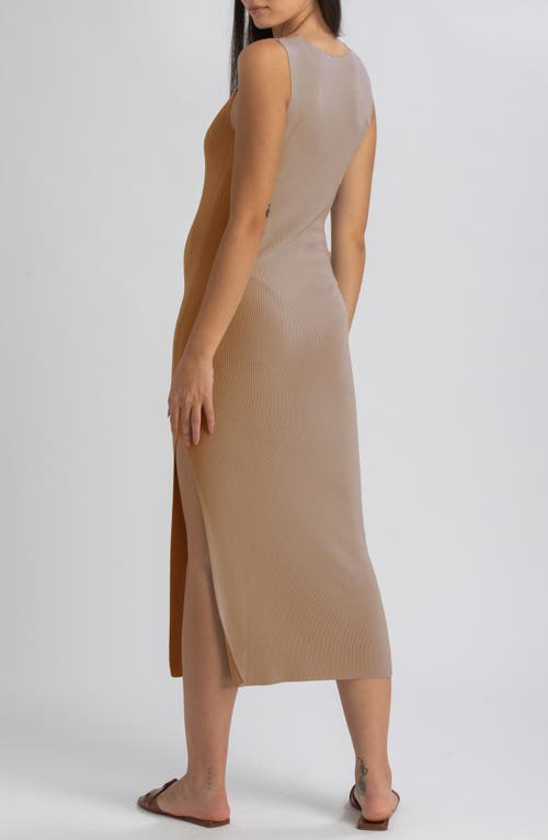 Pietro Brunelli Maternity Rib Sleeveless Maternity Midi Sweater Dress