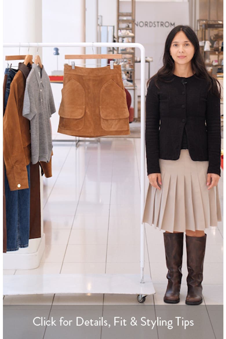Norwood Suede Miniskirt video