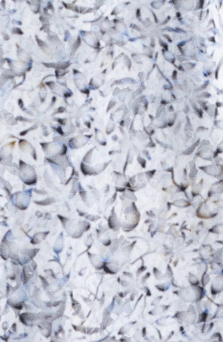 Bugatchi Jimmy OoohCotton<sup>®</sup> Floral Button-Up Shirt, Alternate, color, Platinum