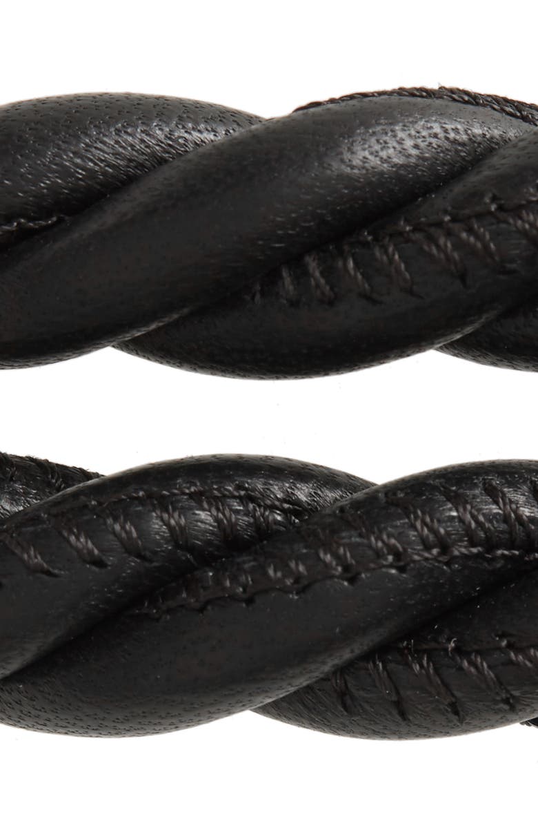 Valentino Garavani Valentino The Rope Braided Leather Belt, Alternate, color,