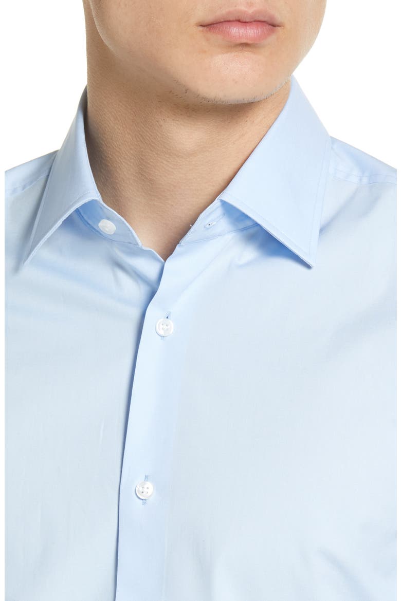 Hank Slim Fit Dress Shirt, Alternate, color, LT PAST/BU