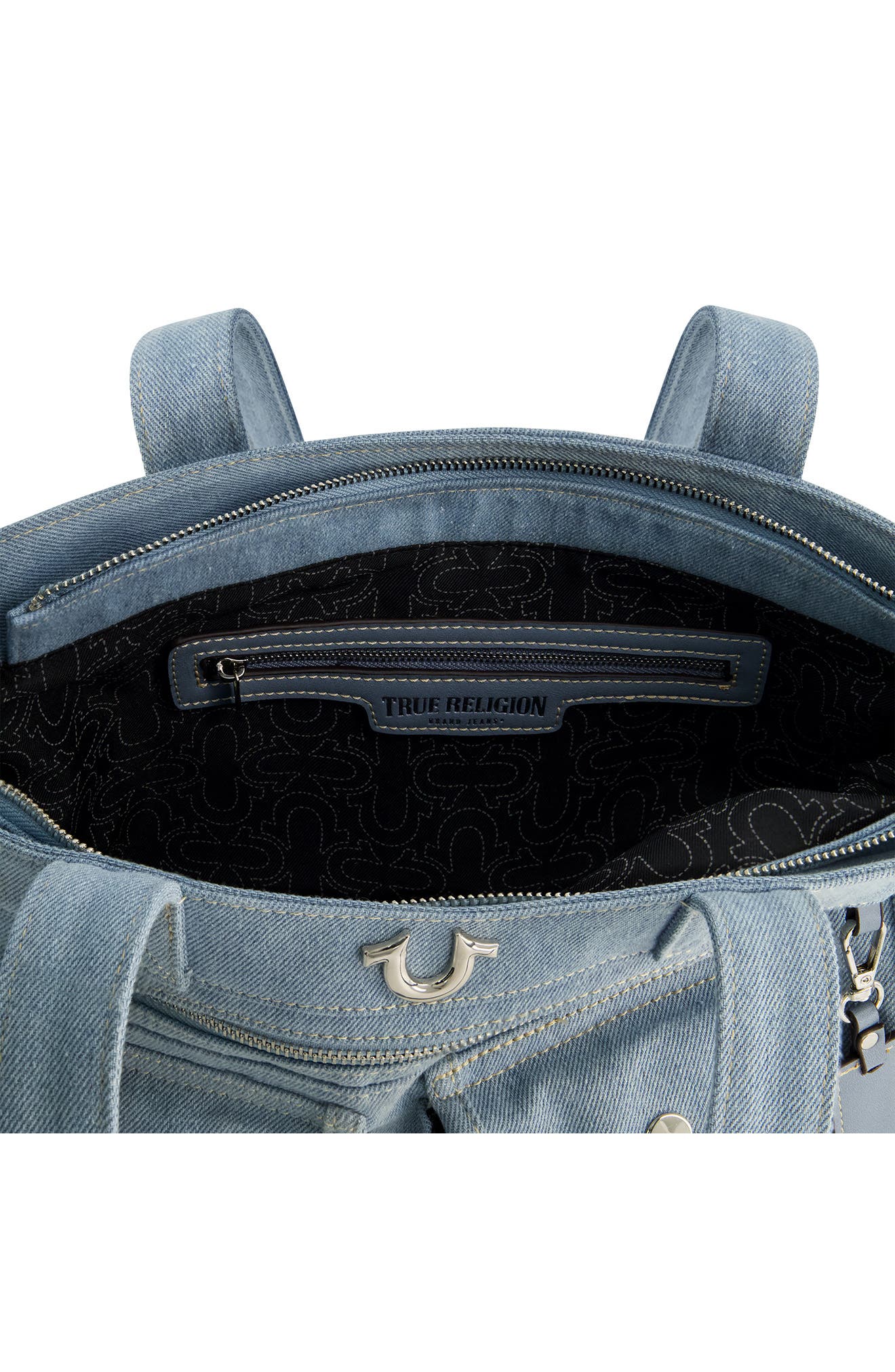 Multi-Pocket Denim Tote (Women) | Nordstrom