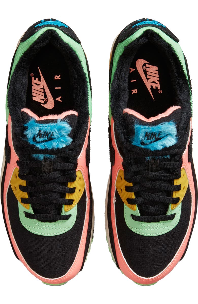 Nike Air Max 90 PRM Fur Lined Sneaker, Alternate, color,