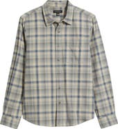 Treasure & Bond Plaid Flannel Button-Up Shirt