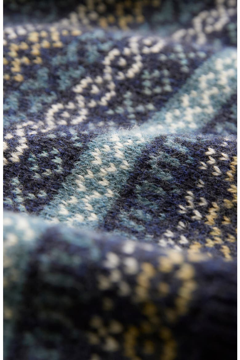 Traditional Fair Isle Sweater, Alternate, color, Navy