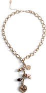 MANGO Mixed Bead Pendant Necklace