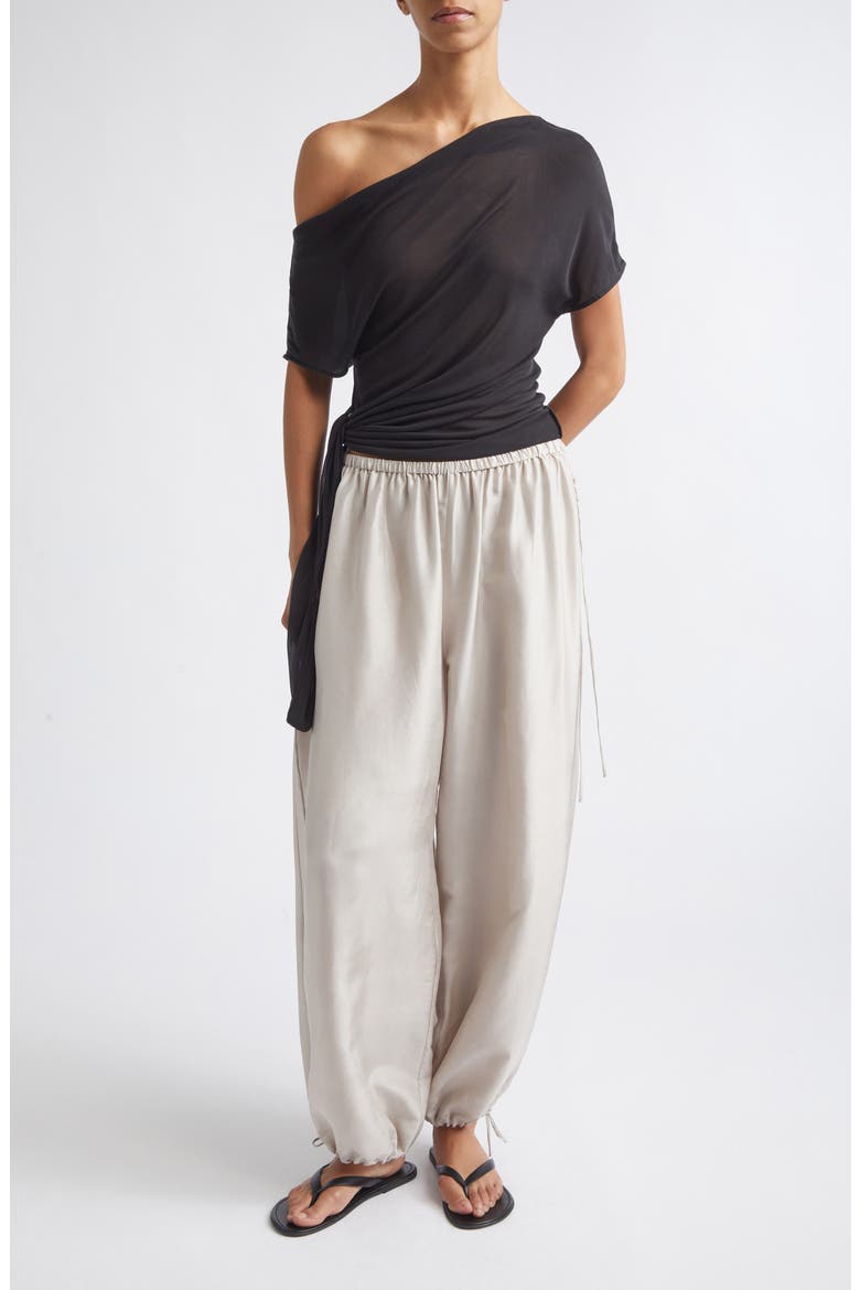 Off the Shoulder Jersey Top, Alternate, color, CHARCOAL