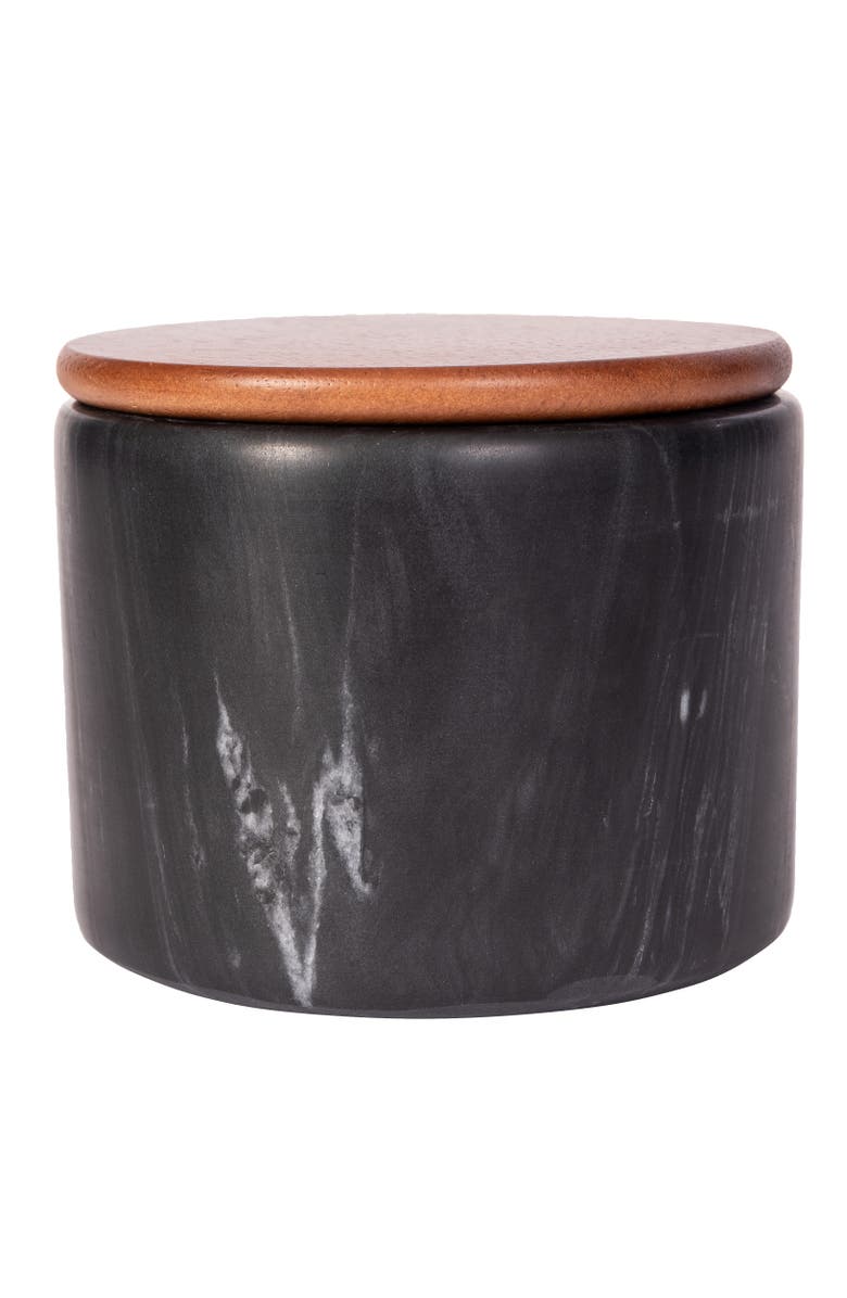 Artifacts Trading Company<sup>™</sup> Artifacts Trading Company Storage Canister with Sealed Wood Top, Alternate, color, Black Matte