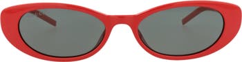 52mm Oval Sunglasses