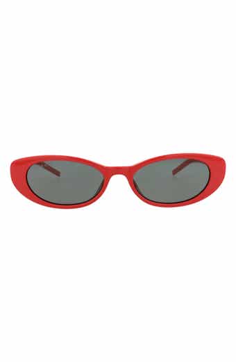 Gucci 52mm Oval Sunglasses