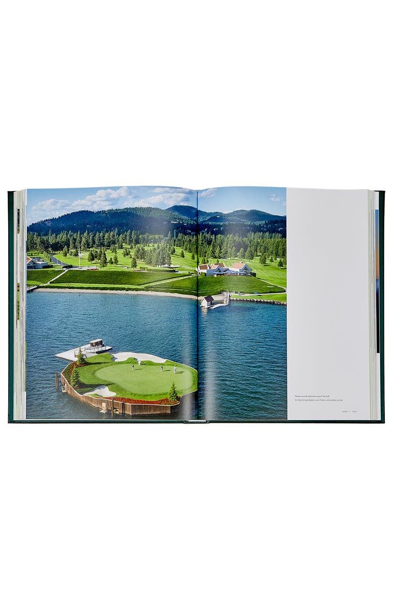Graphic Image Golf The Ultimate Book Leather Coffee Table Book, Alternate, color, Green