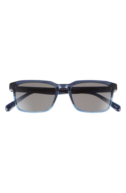 Eyebobs Seymour 52mm Polarized Rectangular Sunglasses In Navy