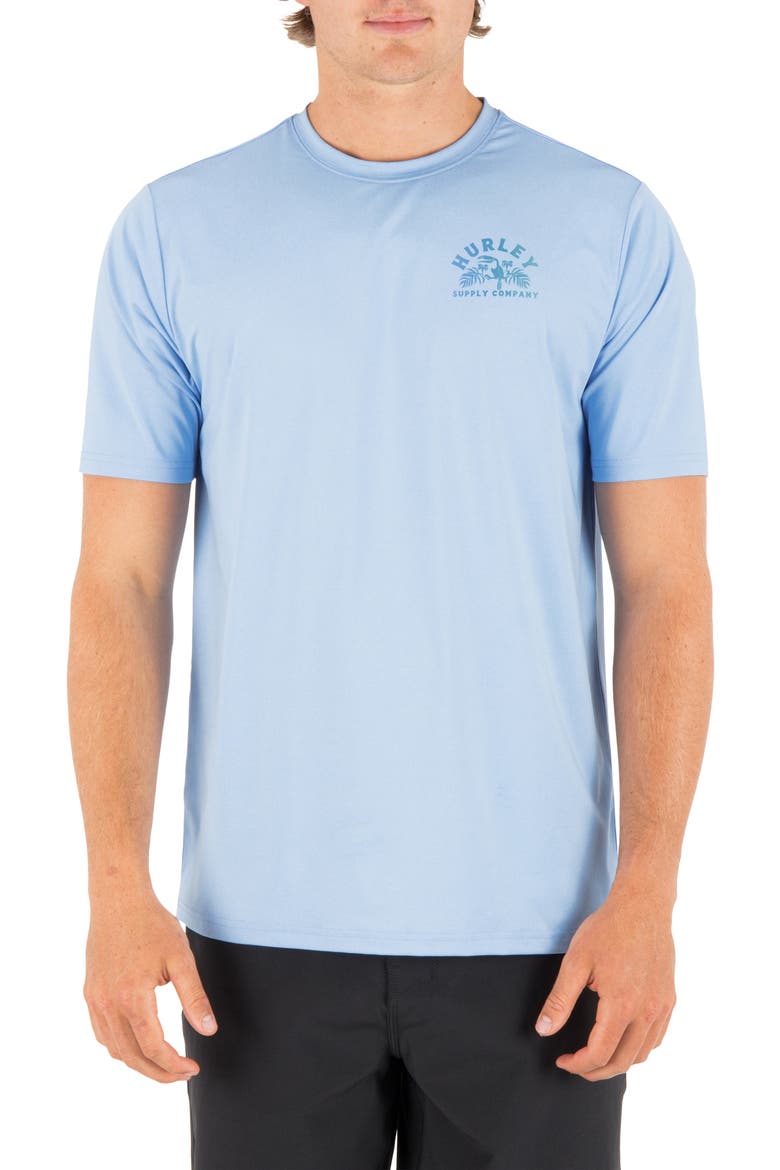 Hybrid Graphic T-Shirt, Main, color, SKYLINE HEATHER