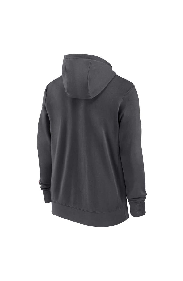 Nike Men's Nike Anthracite Arizona Cardinals Primetime Club Full-Zip Hoodie, Alternate, color, Anthracite