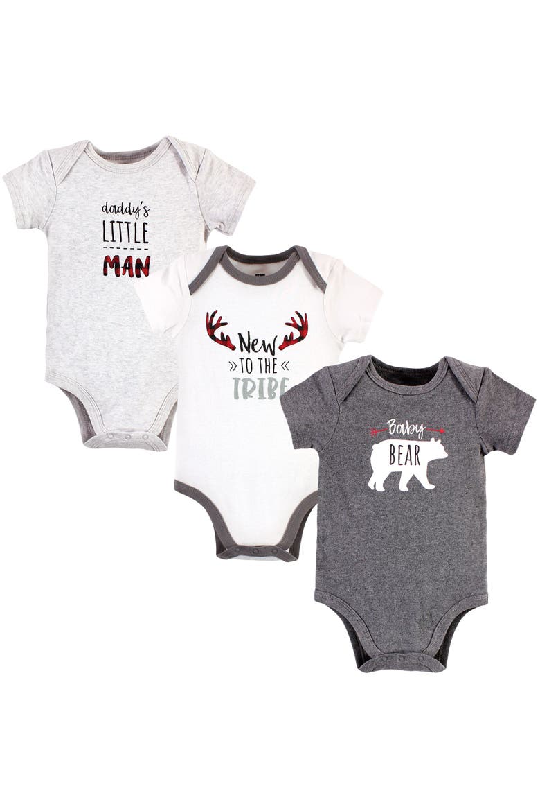 Cotton 3-Piece Bodysuit Bundle, Main, color, Daddys Man