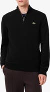 Lacoste Regular Fit Quarter Zip Sweater