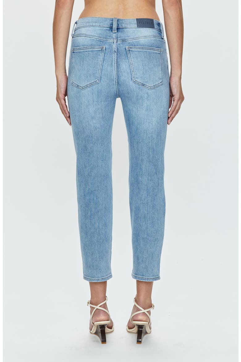 Monroe High Waist Crop Cigarette Jeans, Alternate, color, SEA AIR