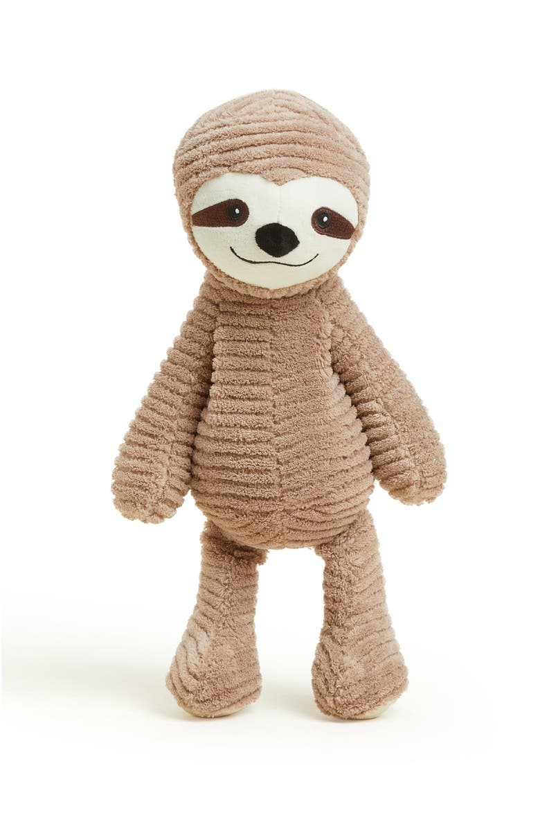 Warmies My First Plush Sloth, Alternate, color, Medium Brown