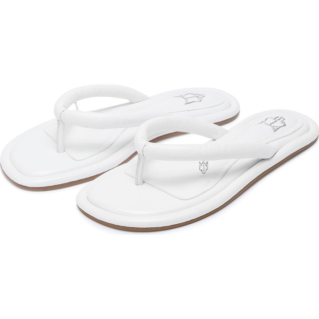 Naked Wolfe Grenada Leather Sandal In White