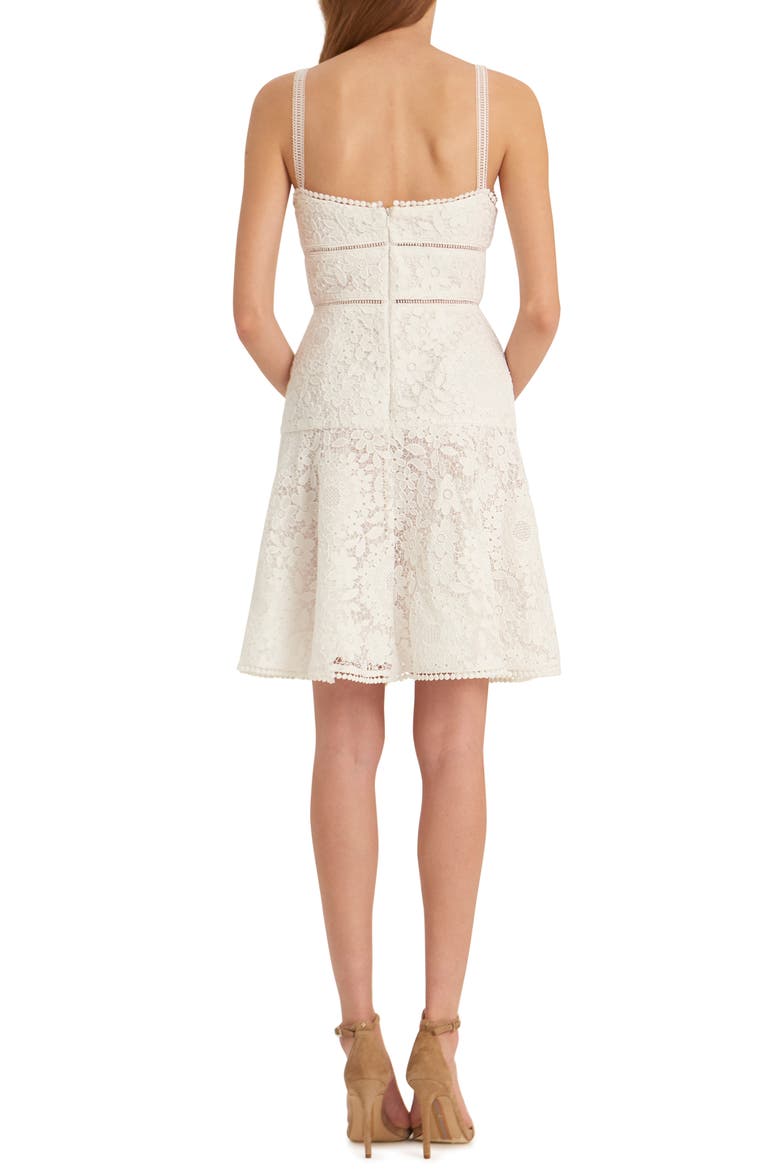 Floral Lace Party Dress, Alternate, color, WHITE