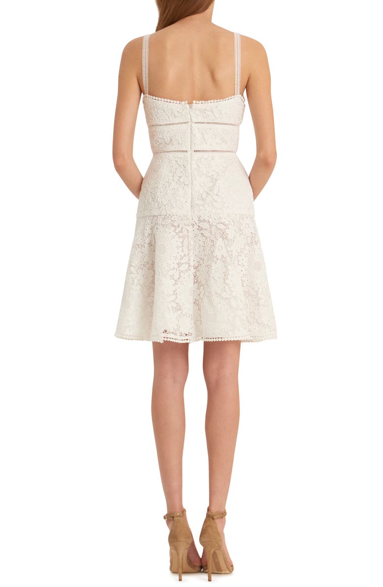 ML Monique Lhuillier Floral Lace Party Dress, Alternate, color, 