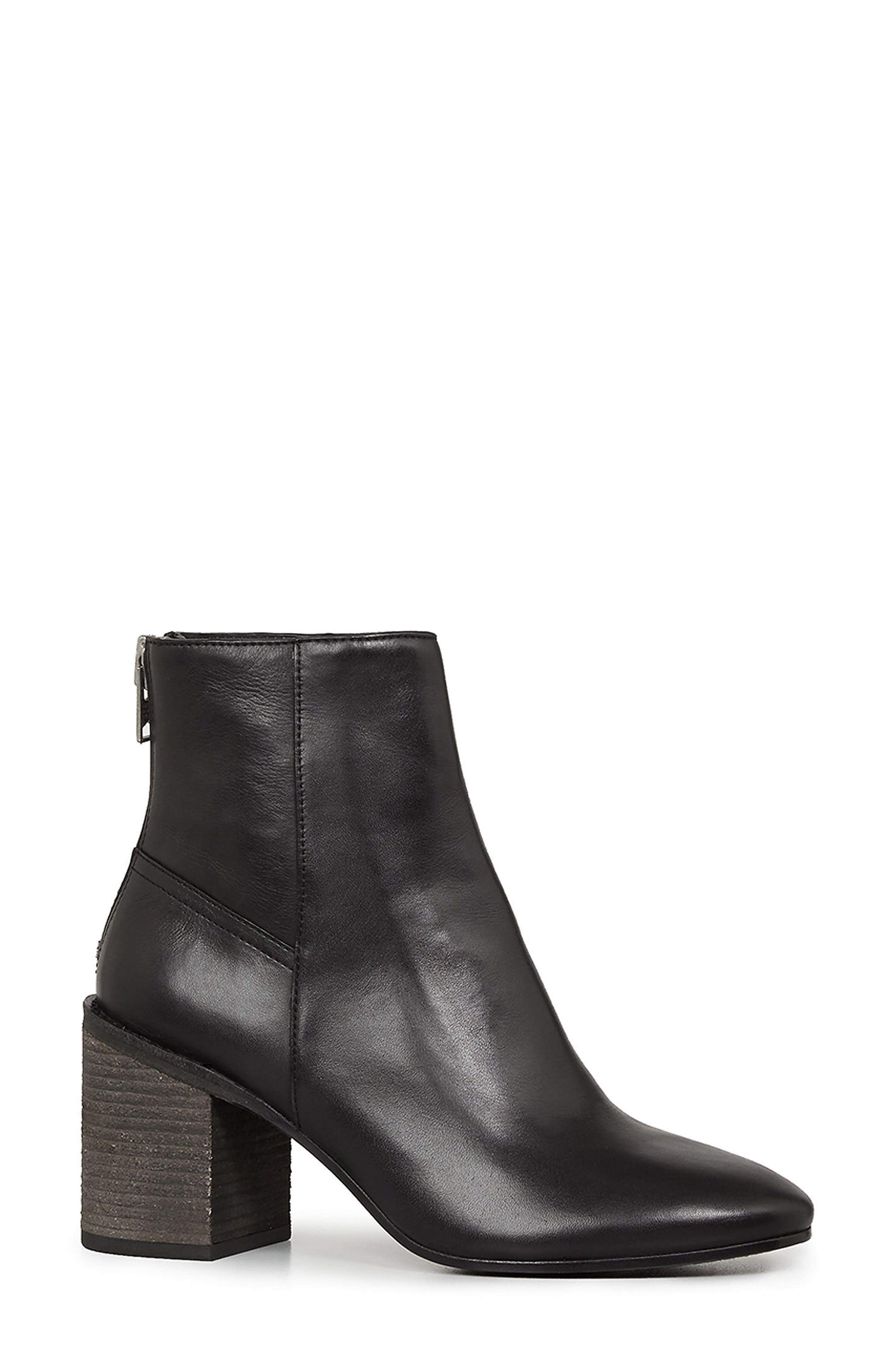 AllSaints Idella Block Heel Bootie, Main, color, 