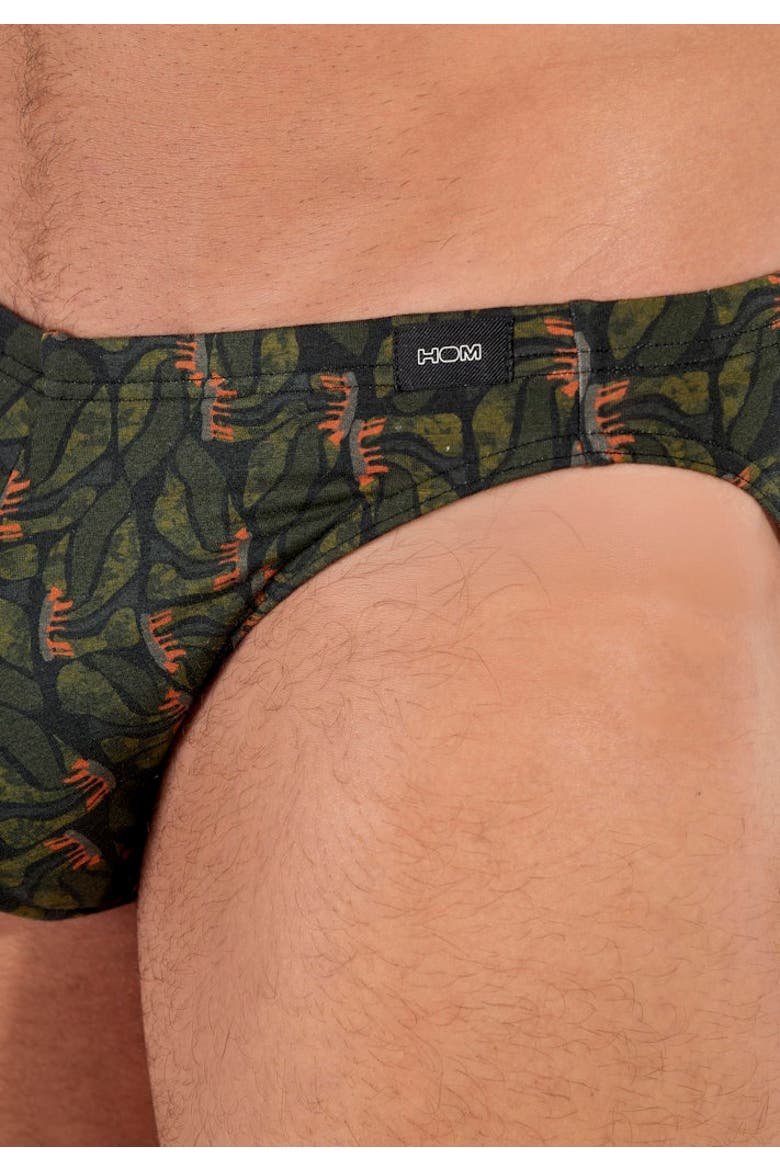 Vizzavona Comfort Micro Briefs, Alternate, color, Khaki Print
