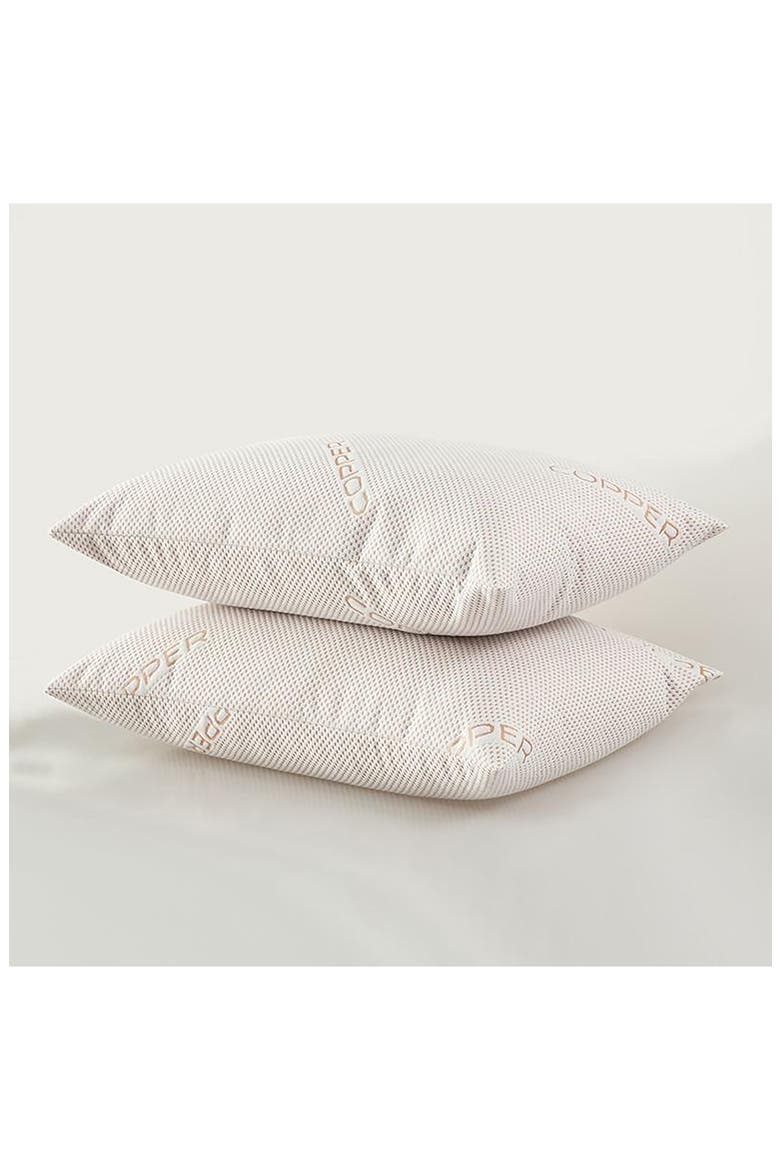 Copper Infused Mattress Topper, Alternate, color, WHITE
