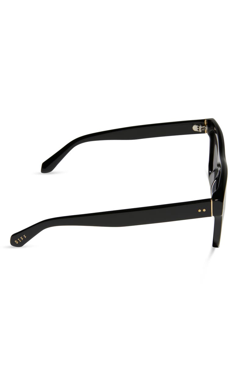 DIFF Sammy 54mm Polarized Square Sunglasses, Alternate, color, Black