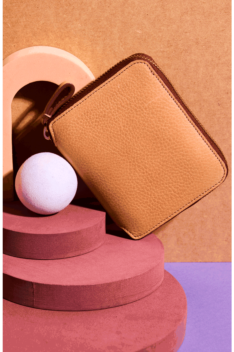 Utah Medium Zip Around Wallet, Alternate, color, Natural