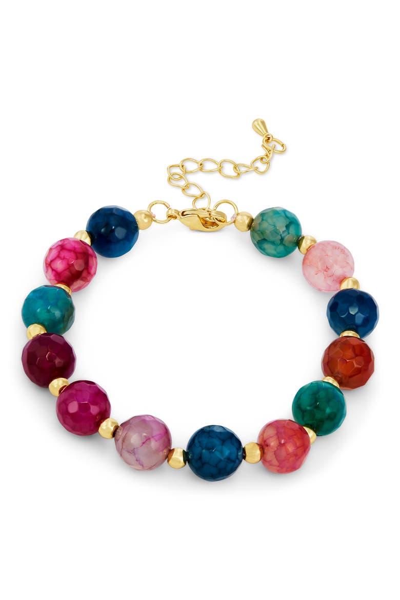 Semiprecious Stone Bracelet, Main, color, MULTI COLOR