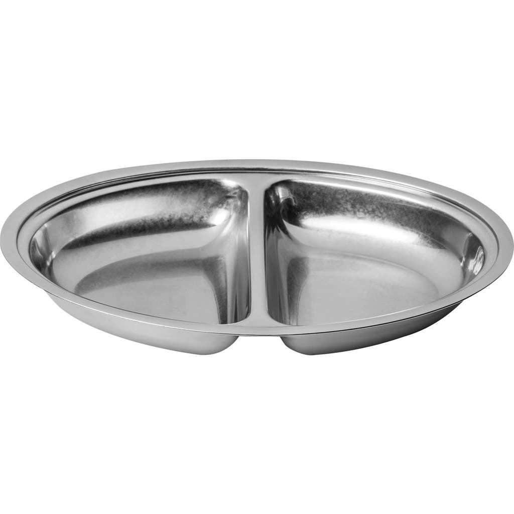 Mepra Original Vintage 2 Sections Vegetable Dish In Metallic