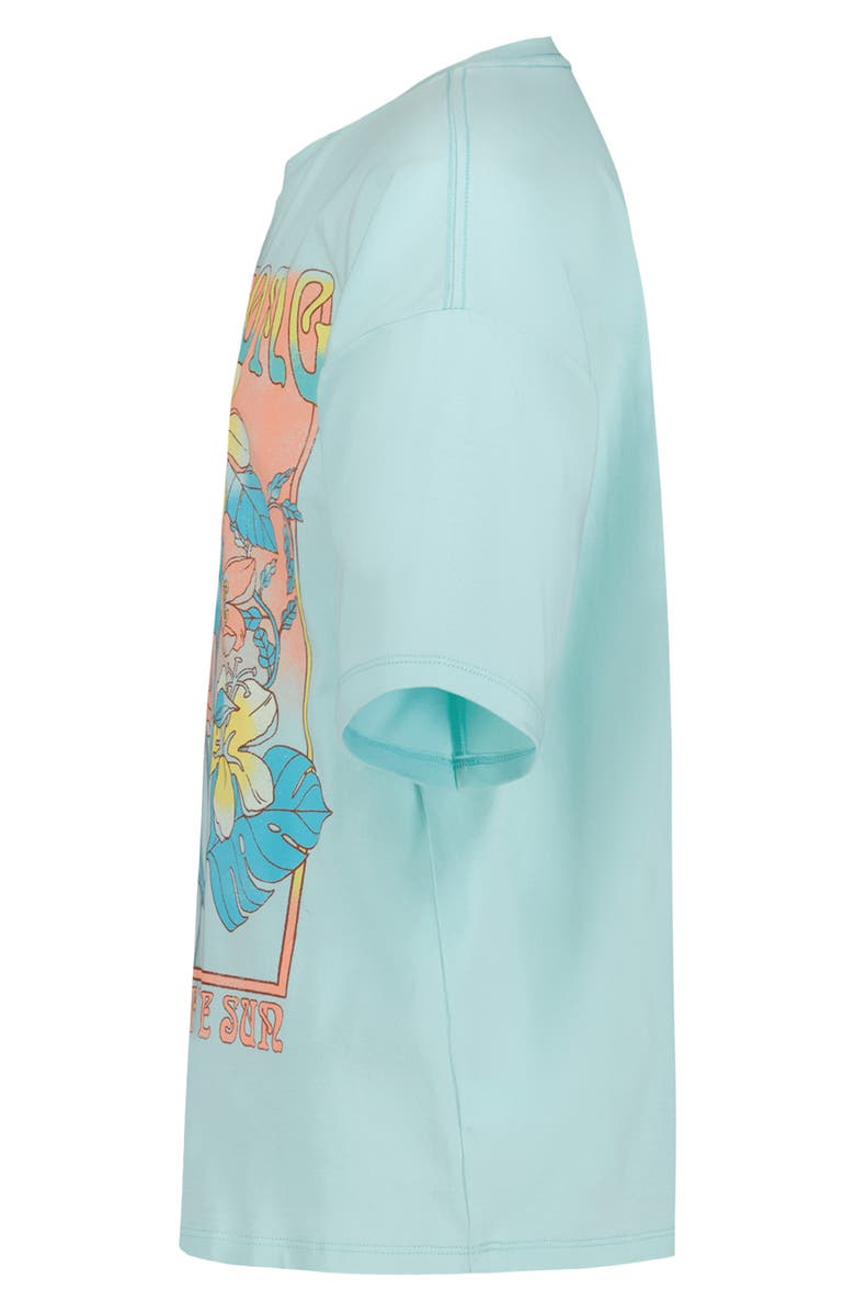 Billabong Kids' Bloom Oversize Graphic T-Shirt, Alternate, color, Mint