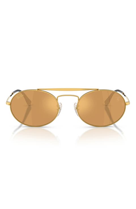 54mm Ferrari Oval Sunglasses