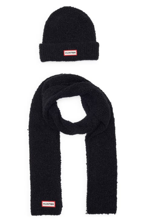 Patch Scarf & Beanie Set
