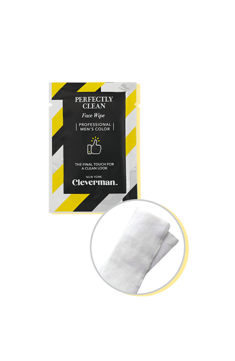 Cleverman Facial Cleansing Wipes 10ct Unscented, Hypoallergenic, Removes Dye Stains, Alternate, color, N/A