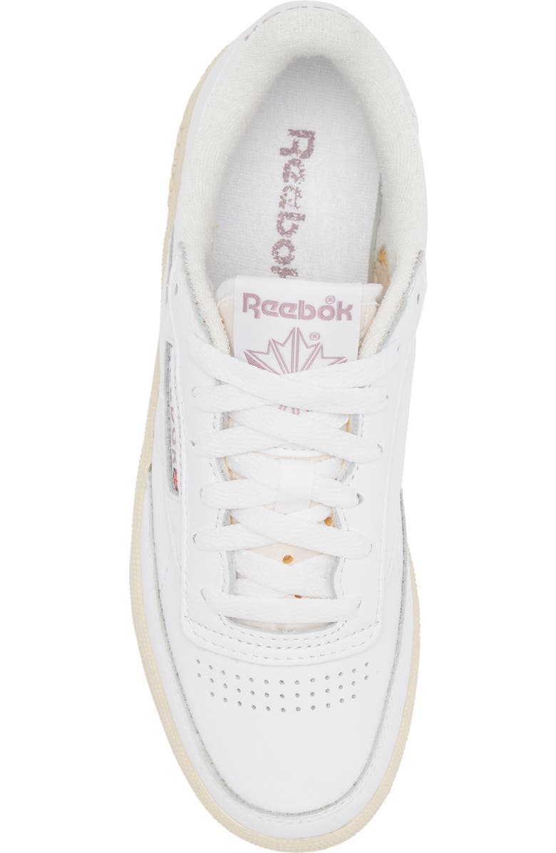 Reebok Club C 85 Vintage Sneaker, Alternate, color, White/Chalk/Lilac