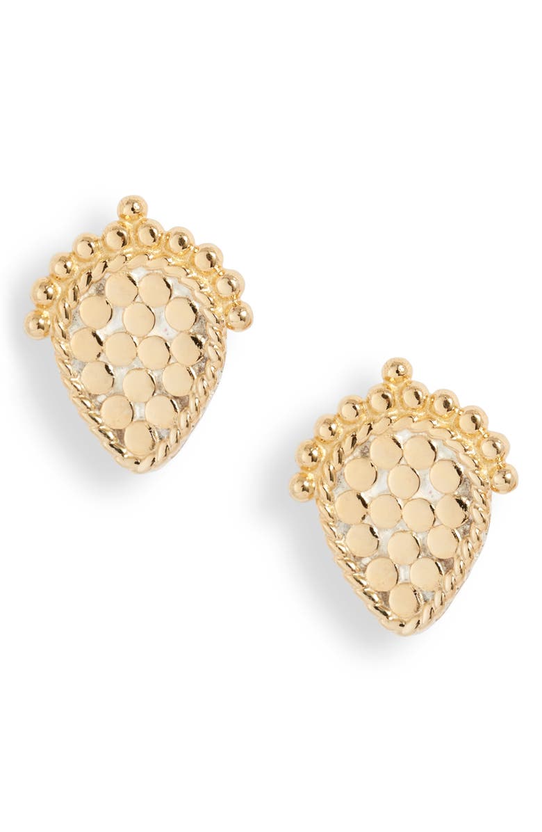 Anna Beck Scalloped Stud Earrings, Main, color, 