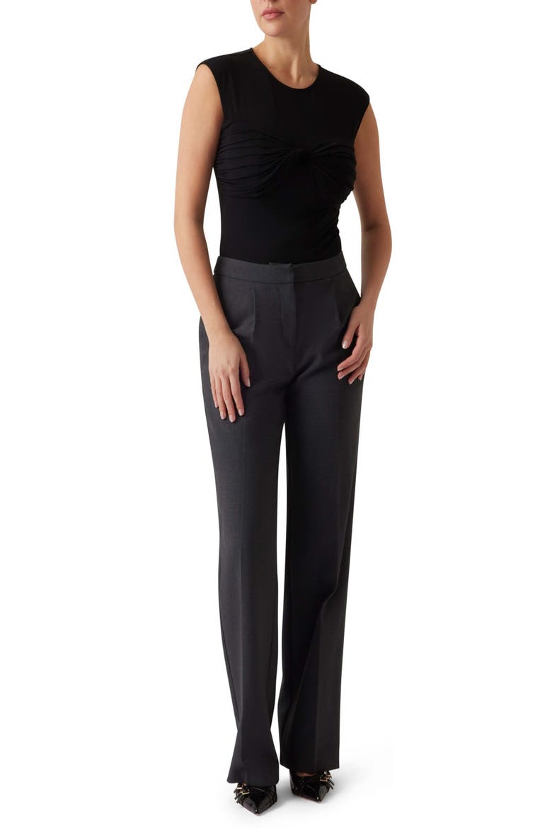 Amelia Twist Front Top, Alternate, color, BLACK-BLACK