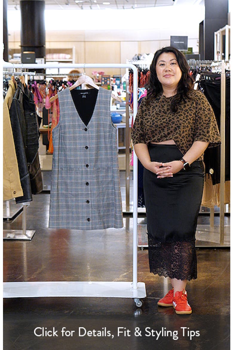Matteo Plaid A-Line Minidress video
