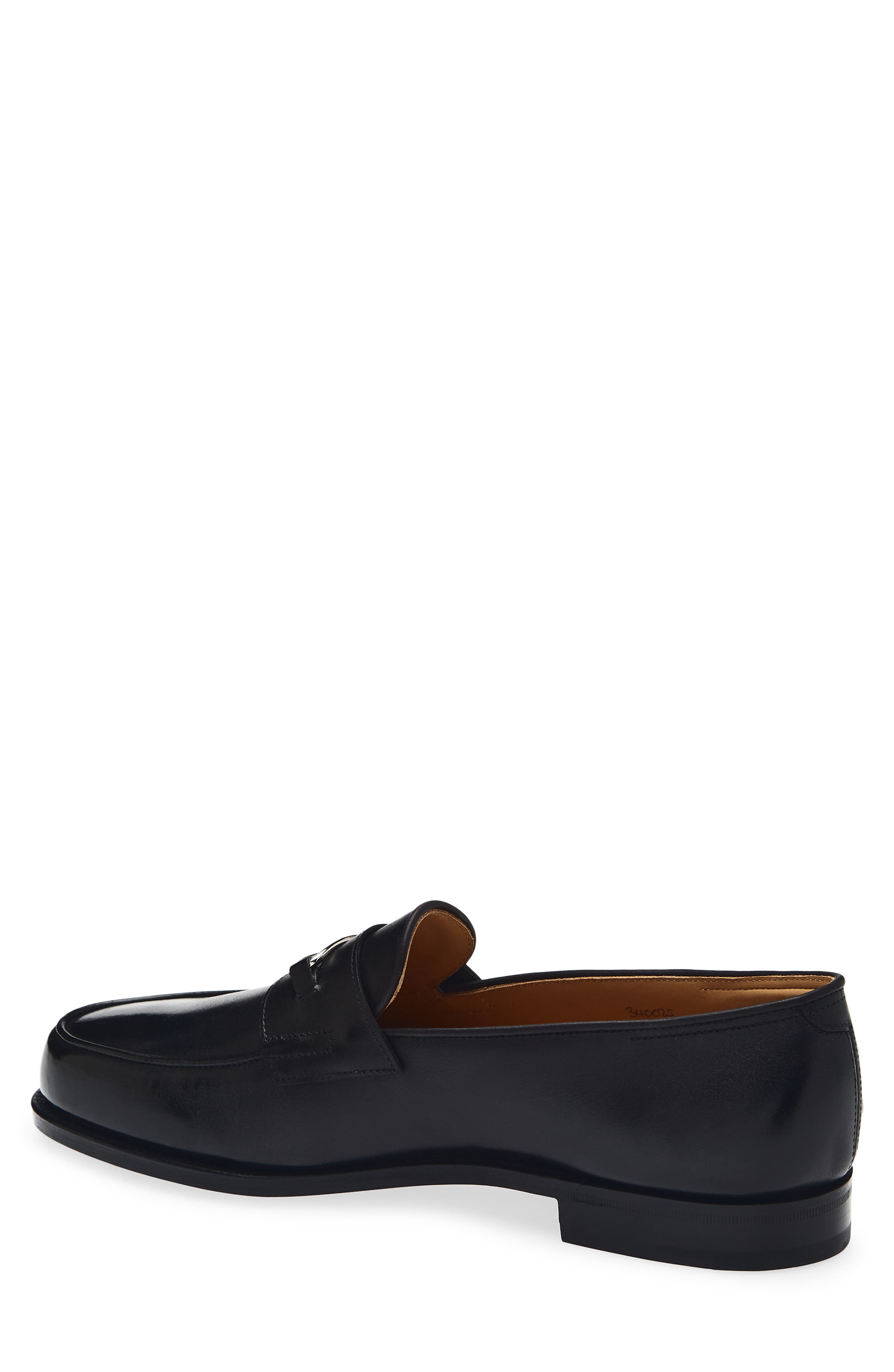John Lobb Lopez Ring Penny Loafer, Alternate, color, Black