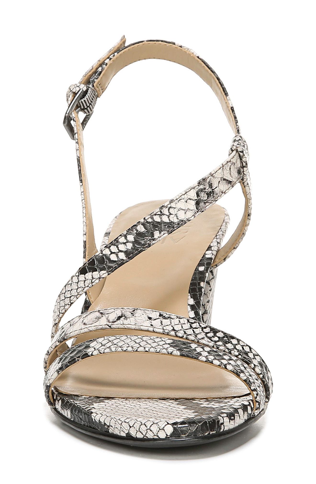 Vanessa Sandal, Alternate, color, ALABASTER SNAKE PRINT LEATHER