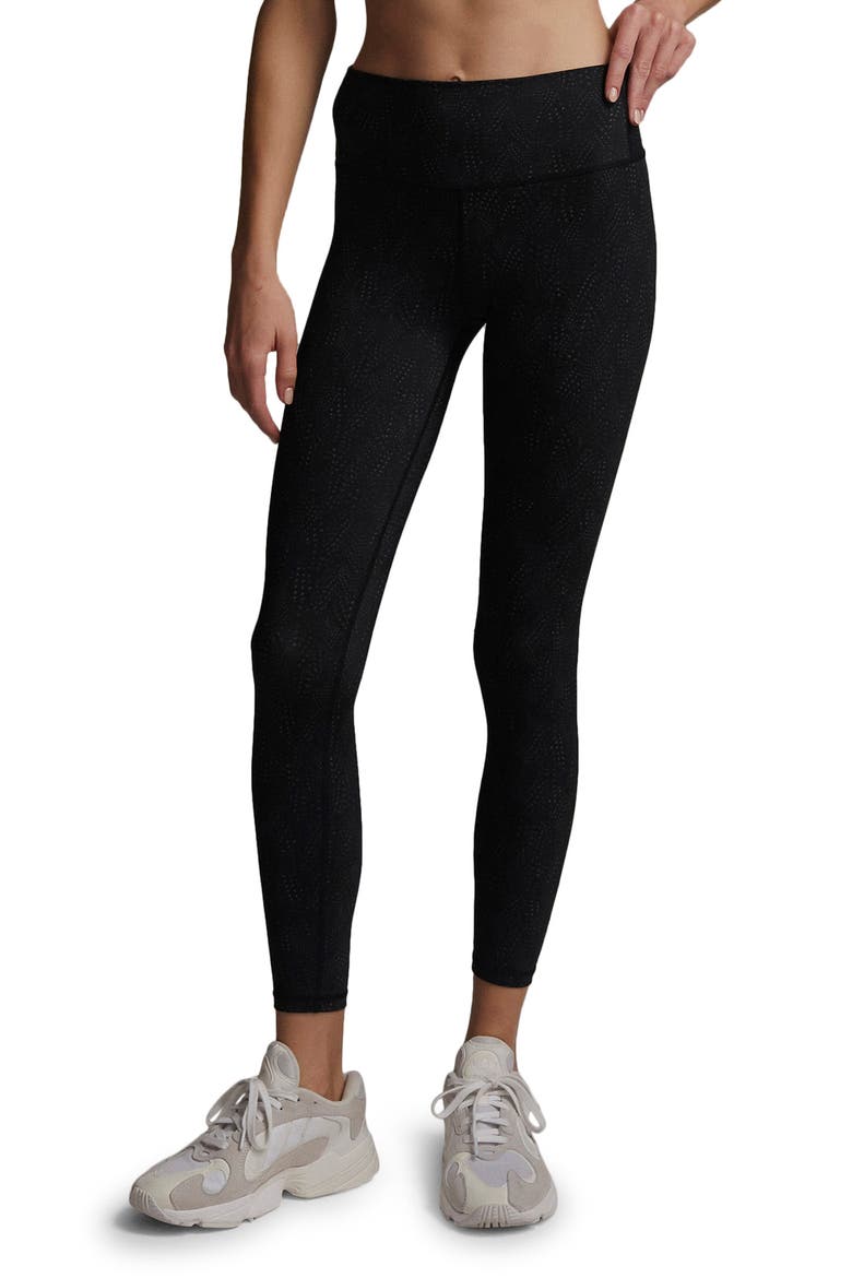 Luna Ankle Leggings, Main, color, MONO FEATHER